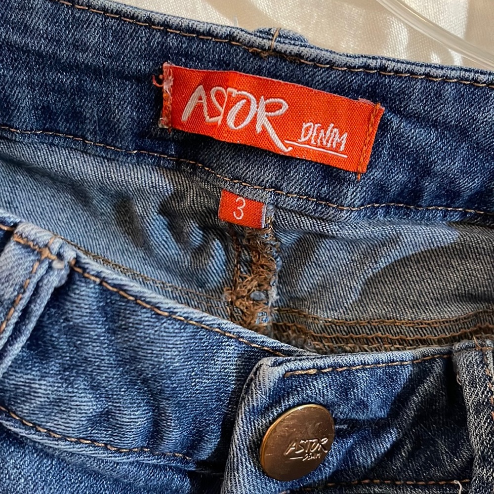 Distressed Jrs Denim Jeans sz3